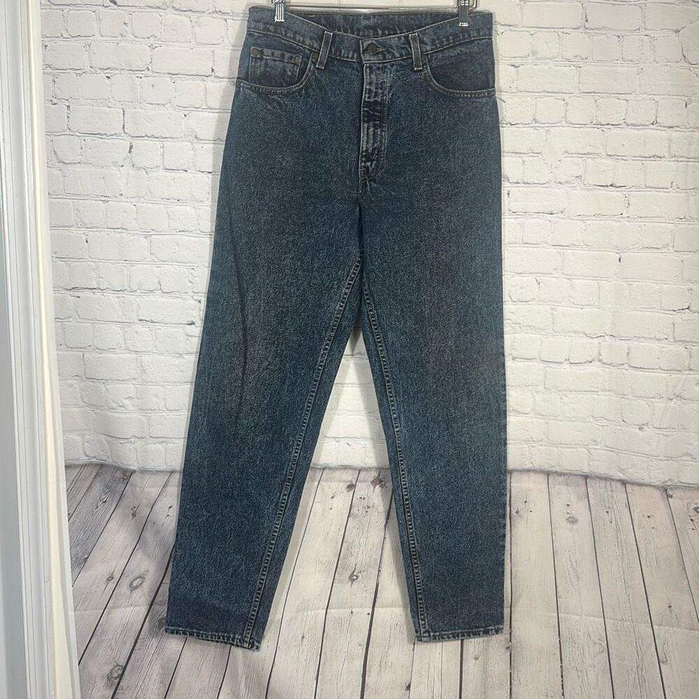Vintage 90s Levi’s Men’s 550 Relaxed Fit Jeans size W34 x L34 Stone Acid Washed